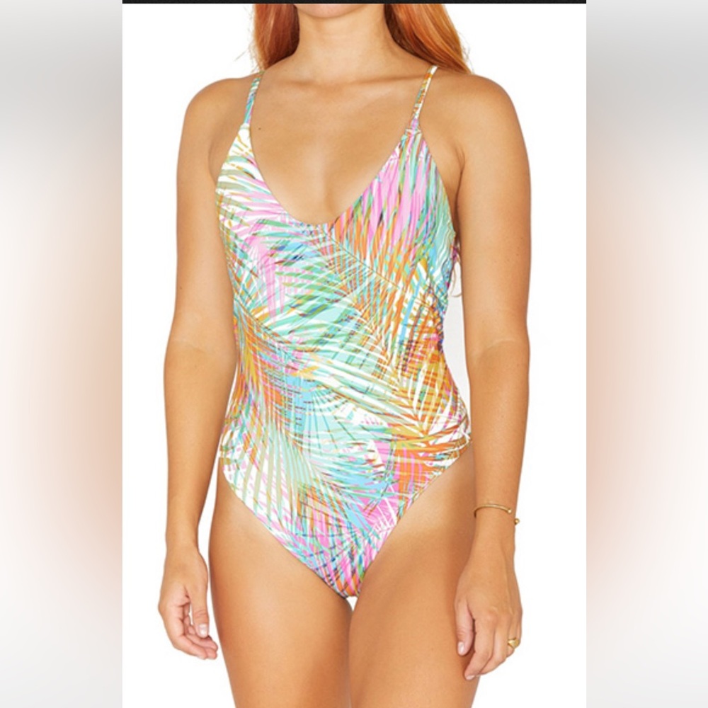 Hurley Primavera Palm One Piece NWT